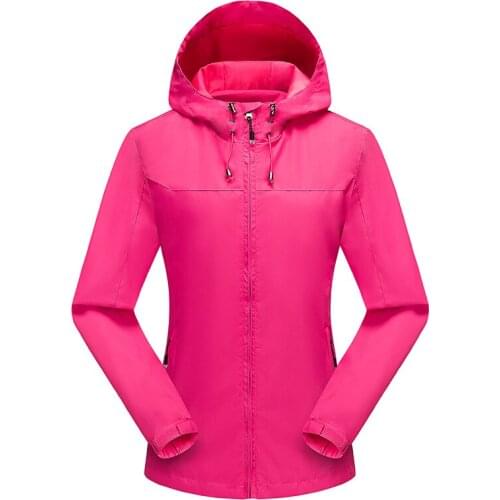 Women Hiking Jacket Waterproof Quick Dry Camping Hunting Clothes Sun-Protective Outdoor Sports Coats Anti UV Windbreaker Tops
