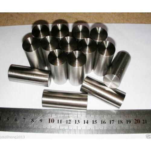 1pcs 99.95% Pure Tungsten W Metal Rod Diameter 10mm Length 50mm