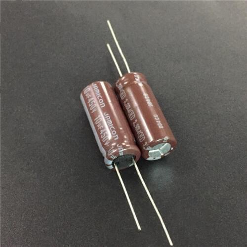 10pcs 10uF 450V JAMICON TH Series 10x25mm Low ESR Long Life 450V10uF Aluminum Electrolytic Capacitor