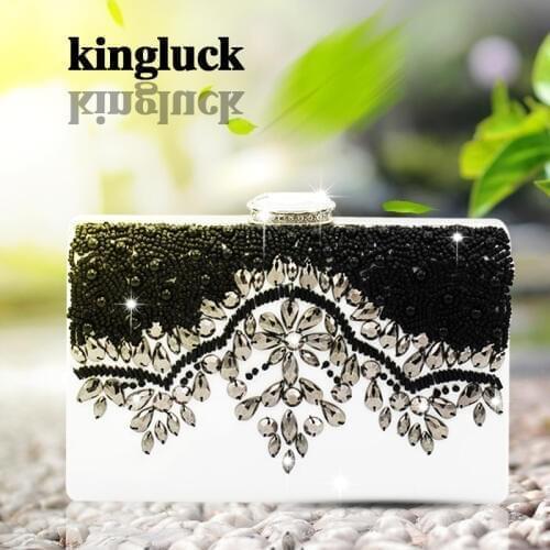 2016 Real New Sale Flap Designer Handbags High Quality The European Dinner Bag Handmade Pu Diamond Evening Hand High-end Banquet