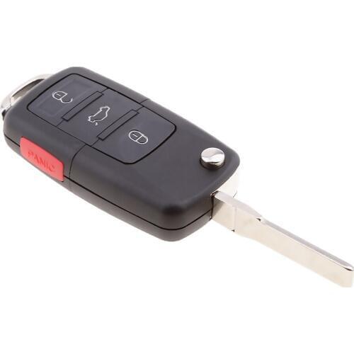 3 Buttons Remote Flip Folding Key for VW Passat 02-05 Golf 02-06 Polo 02-09