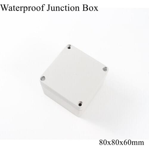 79x79x60mm Waterproof Plastic Enclosure Box Outdoor Cable Connection Wire Junction Electrical Project Case ABS IP65 79*79*60mm