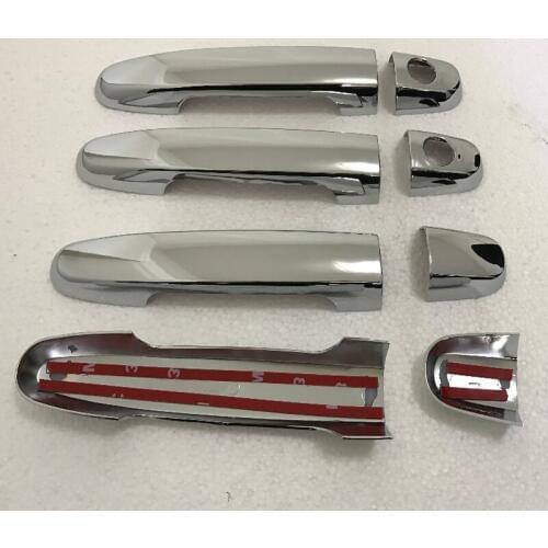 For Toyota hilux accessories ABS chrome design door handle cover fit for toyota hilux vigo 2005 2006 2007 2008-2010 car parts