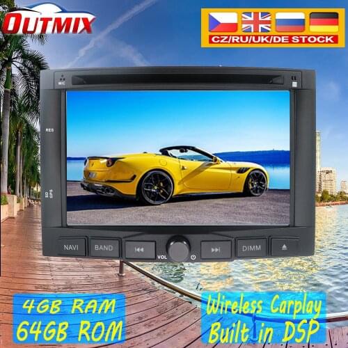 Android 10 .0 7'' GPS Car Multimedia Video Player For Peugeot 3008/Peugeot Pg Parter/Peugeot 5008/Citroen Berlingo 2010-2016