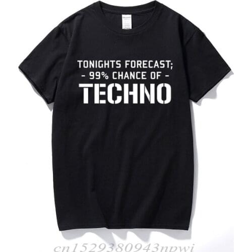 Detroit techno slogan printed mens t-shirt forecast club dance music festival tops tees homme Cotton short sleeve t shirt