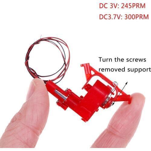 1pcs DC 3V 3.7V 245RPM 300RPM Micro Worm Gear Motor Mini Coreless DC Motor DIY Toys