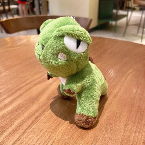 Kawaii Dinosaur Plush Keychain Key Ring Cute Pendant For Backpack Stuffed Toys Kawaii Accessories Plush Toys Stuffed Animals