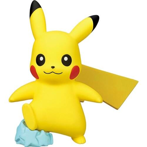 Original TAKARA TOMY Pokemon 3.5-4.5cm Dancing style Pikachu Dedenne Pancham Gashapon Action Figure Model Toys Gift for Children