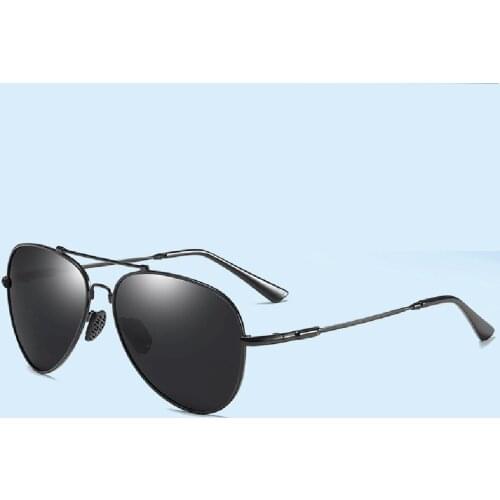 CLARA VIDA Pilot Polarized Oval Double Bridge Metal Frame Luxury Myopia Sunglasses For Men Women -1.0 -1.5 -2.0 To-6.0