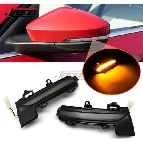 For Volkswagen VW Nivus 2020 2021 Car Rearview Mirror Blinker Indicator LED Dynamic Turn Signal Light Accessories