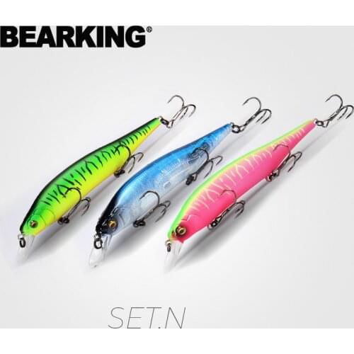 BEARKING 3Pcs per Set 115mm 15g Hot SP Wobblers Fishing Lures Jointed Crankbait Hard Artificial Bait For Fishing Tackle