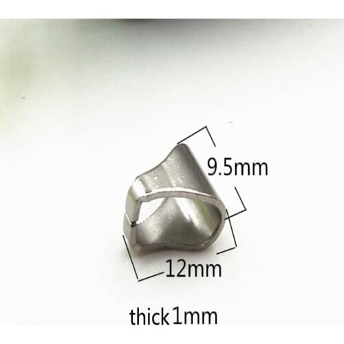 10pcs Variety of Stainless Steel Wrong Mouth Melon Seed Buckle Closed Large Tag Buckle DIY Stainless Steel Jewelry Accessories C