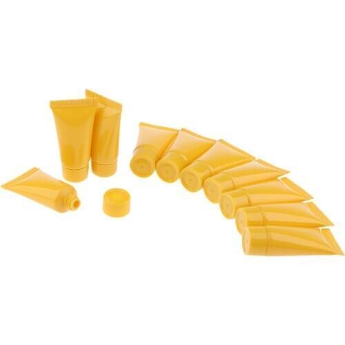 5ml 10 Pcs Empty Tubes Cosmetic Containers for Cleanser,Toothpaste,Sunscreen