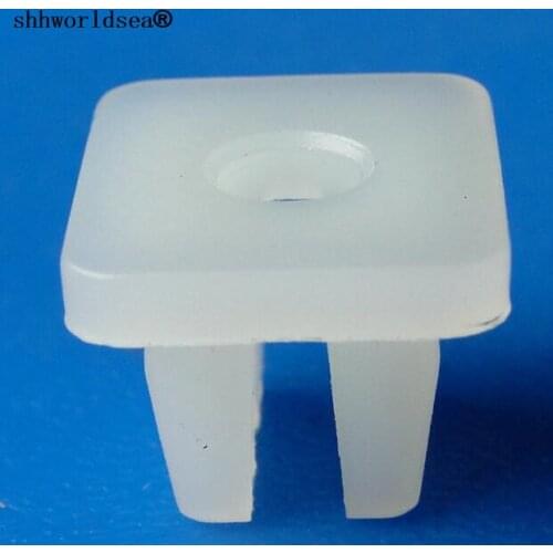 Shhworldsea 100pcs auto clips car fasteners #14(6.3mm)screw size for honda 90656-671-6310M1 snaps into 8.5mm 10.5mm hole