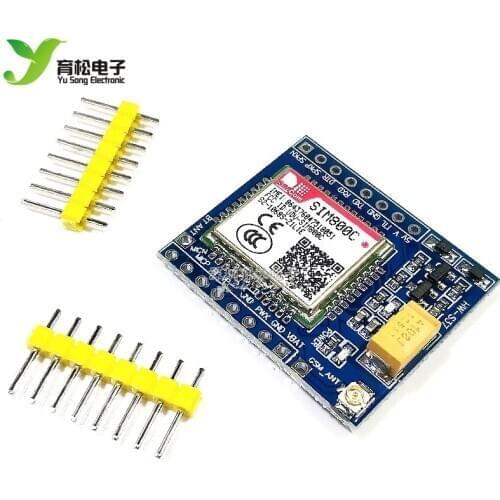 SIM800C GSM GPRS module 5V/3.3V TTL adapts to STM32 C51 program and Bluetooth and TTS