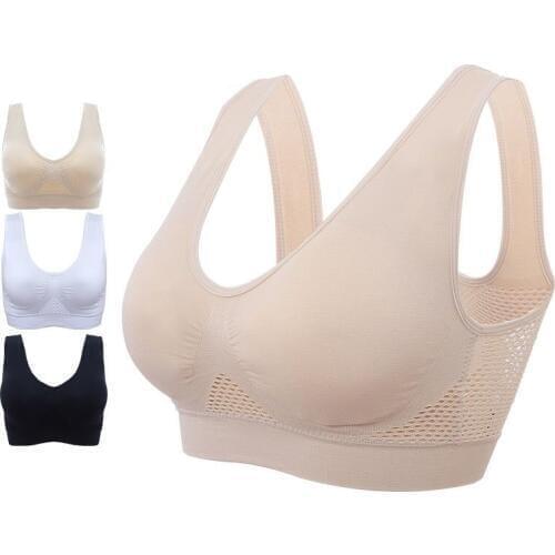 Sports bra Vest Type Venting U-shaped Beauty Back Sports Yoga Running Sports Underwear Without Steel Ring Bra