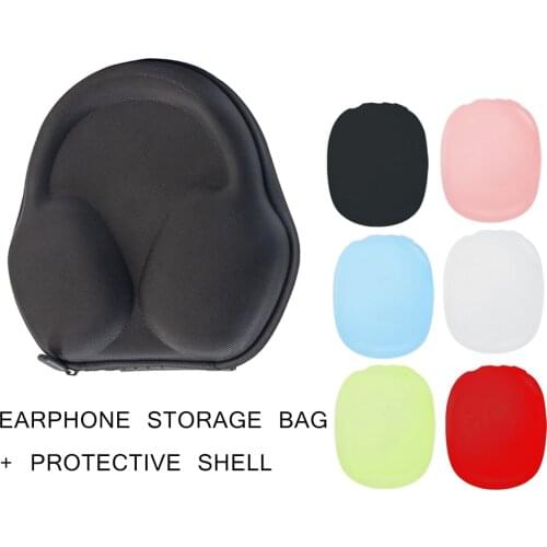 Earphone Storage Bag for Airpods Max Waterproof Storage Bag Case Apple Wireless Earphone Portable Shockproof Protection Bag
