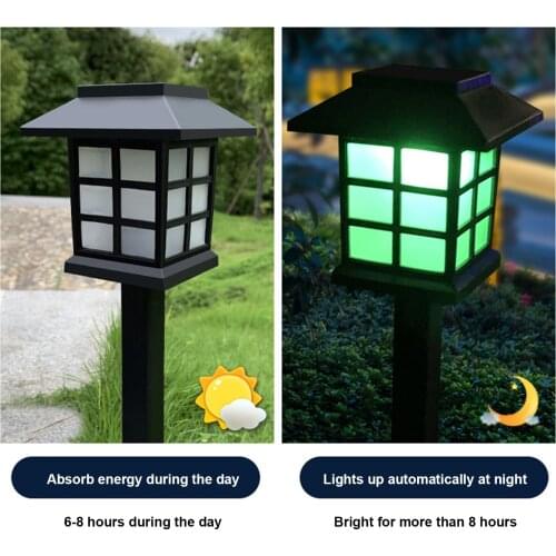 Light Solar Energy Lamp LED Outdoor Rural Decoration Lawn Patio High Quality Durable Field Lights For Garden