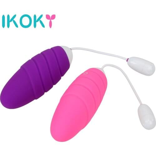 IKOKY Egg Vibrator Remote Control Sex Toys for Women 10 Speeds Adult Sex Products Erotic Female Masturbation G-Spot Massager
