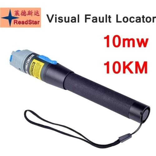 10KM 10mW visual fault locator Network optical fiber test pen fiber optic cheker Pen type fiber cable viaual fault finder