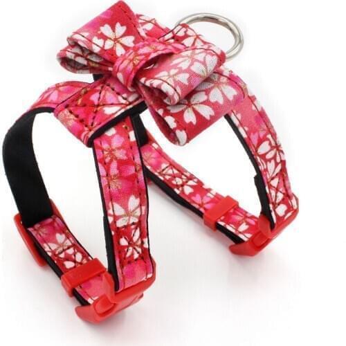Japanese Nail Dog Vest Harness Collar Leash Quick Release Doggie Microfiber Material Cat Puppy Walking Lead Pet Supplies