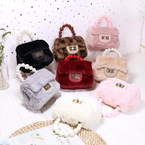 Womens Purses and Handbags Fashion Plush Crossbody Bags for Women Mini Coin Wallet Girls Hand Bag Tote