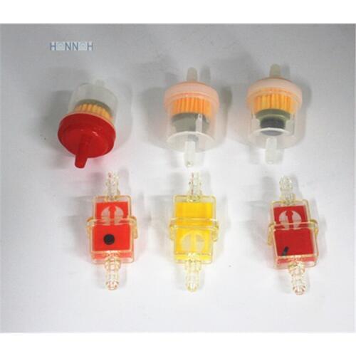 100X UNIVERSAL Plastic Inline Fuel Gas Filters Gas Fuel Filter 50 90 110 150 250 Chinese SCOOTER Go Kart ATV ROKETA TAOTAO SUNL