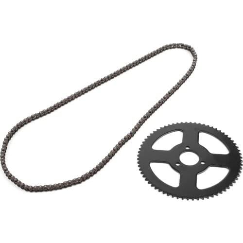 25H Chain 144 Links Sprocket 2 Stroke Shaft Rear Chains Sprocket Chain for Electric Mini Moto Pocket Bike ATV Quad Accessory