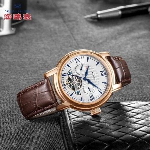 Seagull Business Mens Automatic Mechanical Watch Top Brand Sports Sapphire 30M Waterproof Mechanical Watch Automatic Watch