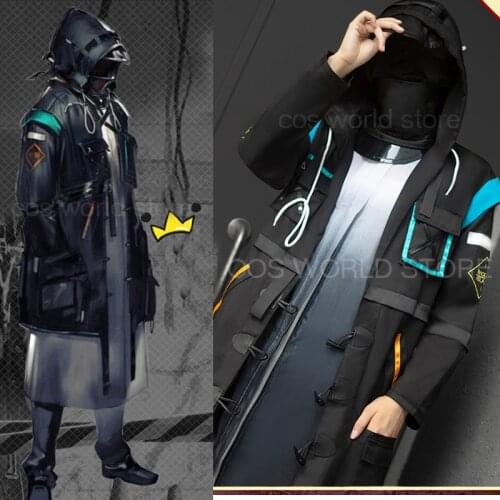 Hot New Game Arknights Doctor Cosplay Costume RHODES ISLAND Technology Sense Suit Handsome Uniform Halloween Party Shoes Outfit