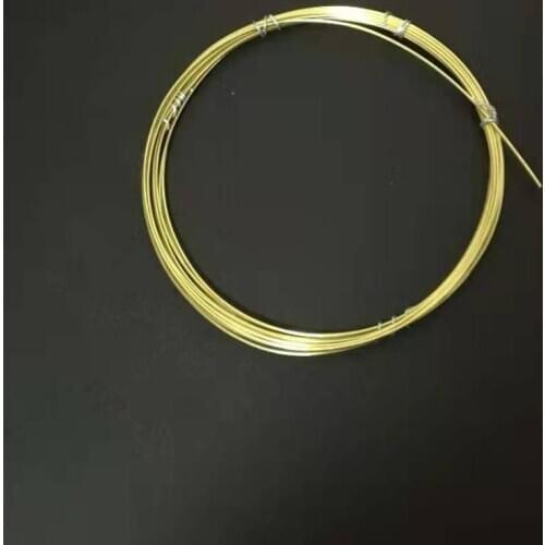 3 Meters , 0.8/0.9/1 mm diameter H65 CuZn36 CW507L C27000 Brass Wire Industry DIY Wire