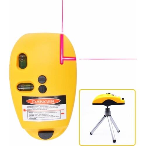 Laser Levels Right Angle Instrument Spirit Mouse Type with Tripod Projection Square 90 Degree Vertical Horizontal Line Tools