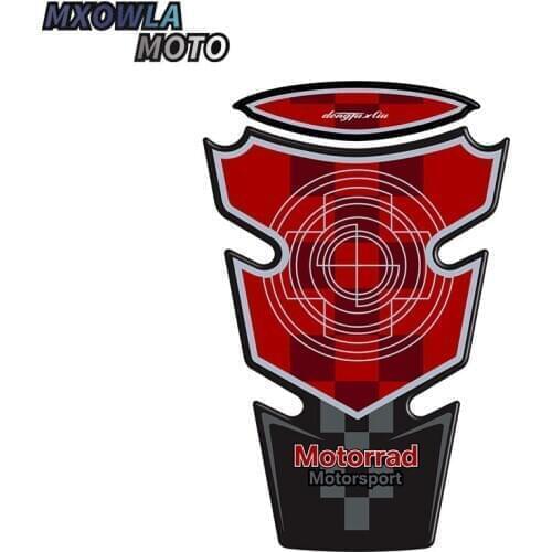 For S1000RR HP4 S 1000 RR Gas Oil Fuel Tank Pad Protector Sticker Decal 3D Carbon Fiber Motorcycle Emblem Badge Stickers