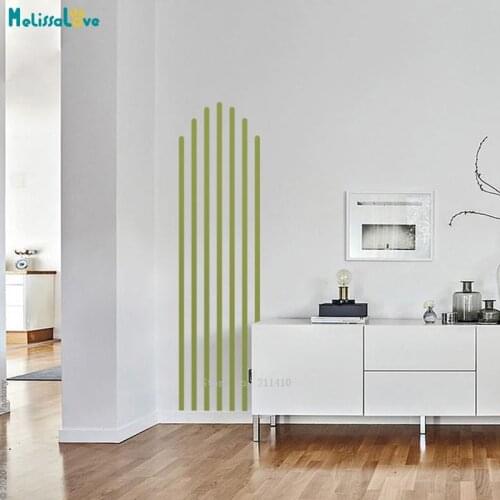 Big Column Arch Wall Decals Line Stripes Geometric Home Decor Living Room Vertical Murals YT6159