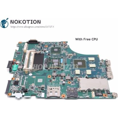 NOKOTION For Sony VPCF PCG-81114L Laptop Motherboard A1765405A MBX-215 M930 1P-009BJ00-8012 Main Board GT330M 1GB