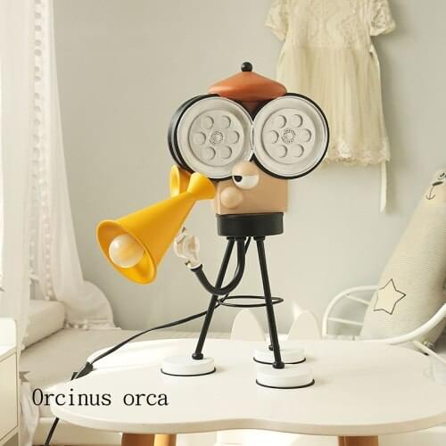 Octopus director Nordic childrens room lamp reading lamp girl boy cartoon creative modern simple lamps
