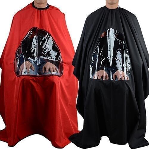 Salon Barbers Hair Cutting Haircut Cape Hairdresser Gown Stylist Viewing Window Salon Haircut Apron Hairdresser Cape