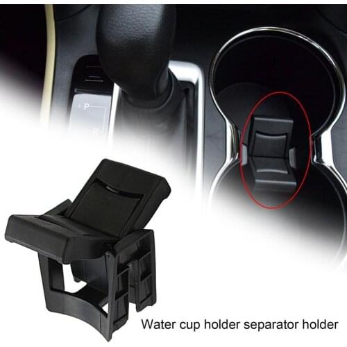 Cup Holder Insert Divider Adjustable Leakproof Black Center Console Cup Divider Replacement 556180E170C0 for Toyota-Highlander 1