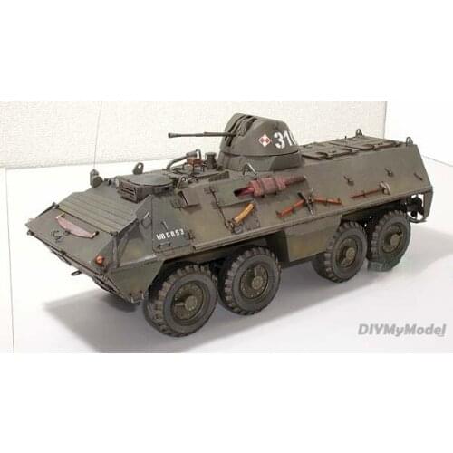 DIYMyModeI Polish skot 2a-2ap infantry combat vehicle DIY Handcraft Paper Model KIT Handmade Toy Puzzles Gift Movie prop