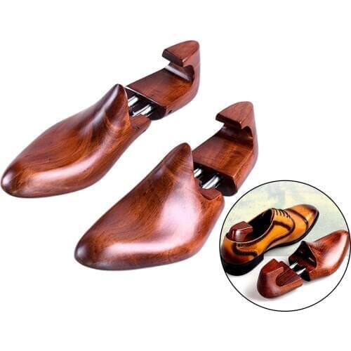 Shoe Tree Stretcher Natural Wood Shaper Adjustable for Casual /Leather Shoes