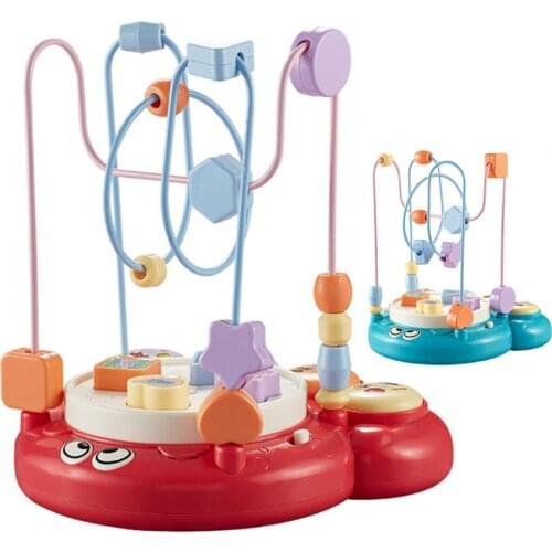 Children Educational Beaded Light Music Learning Toy Hands-on Coordination Game Parent-Child Interactive Game Toys