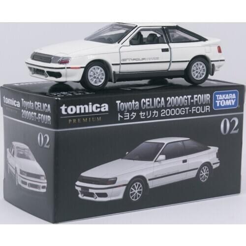 Takara Tomy Tomica Premium #02 Toyota Celica 2000GT-FOUR 1/60 Scale Diecast Car New in Box