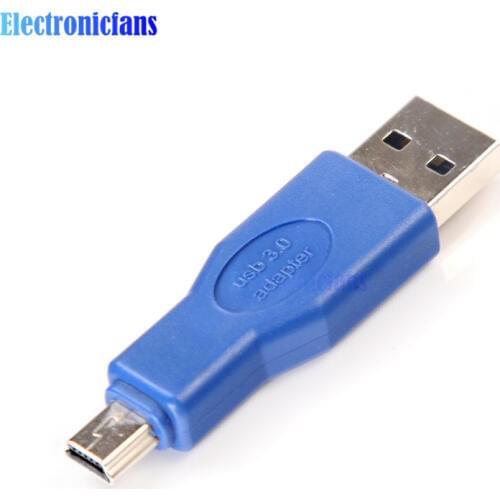 USB3.0 Type A-Male to Mini-B 10pin Male Adapter for computer mobile HDD in Stock