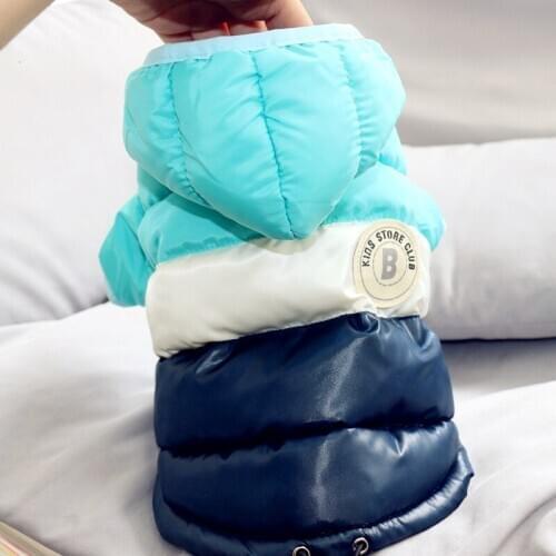 Cold-proof Pets Clothes For Dogs Cotton Keep Warm Poodle Schnauzer Dog Clothes Hoodie Cheap Down Jacket