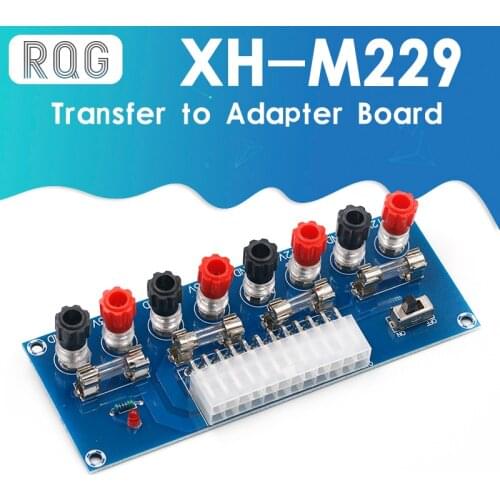 XH-M229 Desktop PC Chassis Power ATX Transfer to Adapter Board Power Supply Circuit Outlet Module 24Pin Output Terminal 24 pins