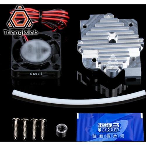 Trianglelab 3d printer parts 1.75/3mm aluminum Titan Aero extruder Upgrade Kit 12V/24V fan Free shipping reprap mk8 i3