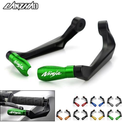 NINJA Motorcycle Lever Guards Falling Protection Accessories for Kawasaki Ninja 250 300 400 2013 2014 2015 2016 2017 2018 2019