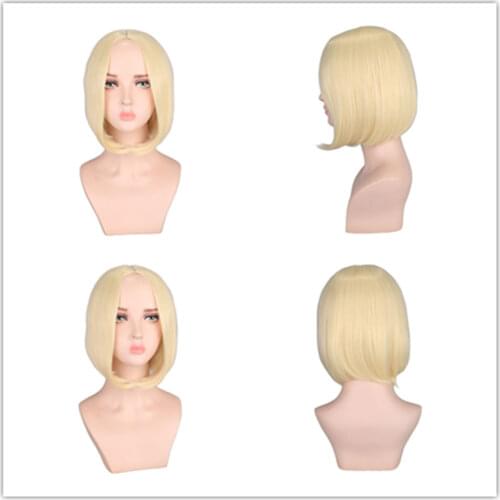 SuQ Womens Long Straight Wig Hair Synthetic Natural Cosplay Party Light Brown Heat Resistant Daily Fashion Wigs
