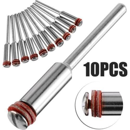 10pcs 2.35mm Shank Cut-off Wheel Holder Screw Mandrel Shank Holder For Small Slice Refined Circular Saw Blades Install Supplies