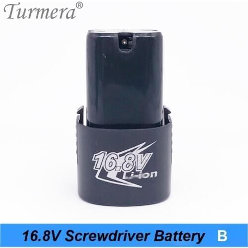 16.8V 4s 18650 Cordless Screwdriver Charger Battery Pack Screwdriver Battery Electric Drill Battery for Power Tool Turmera